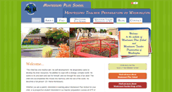 Desktop Screenshot of montessoriplus.org